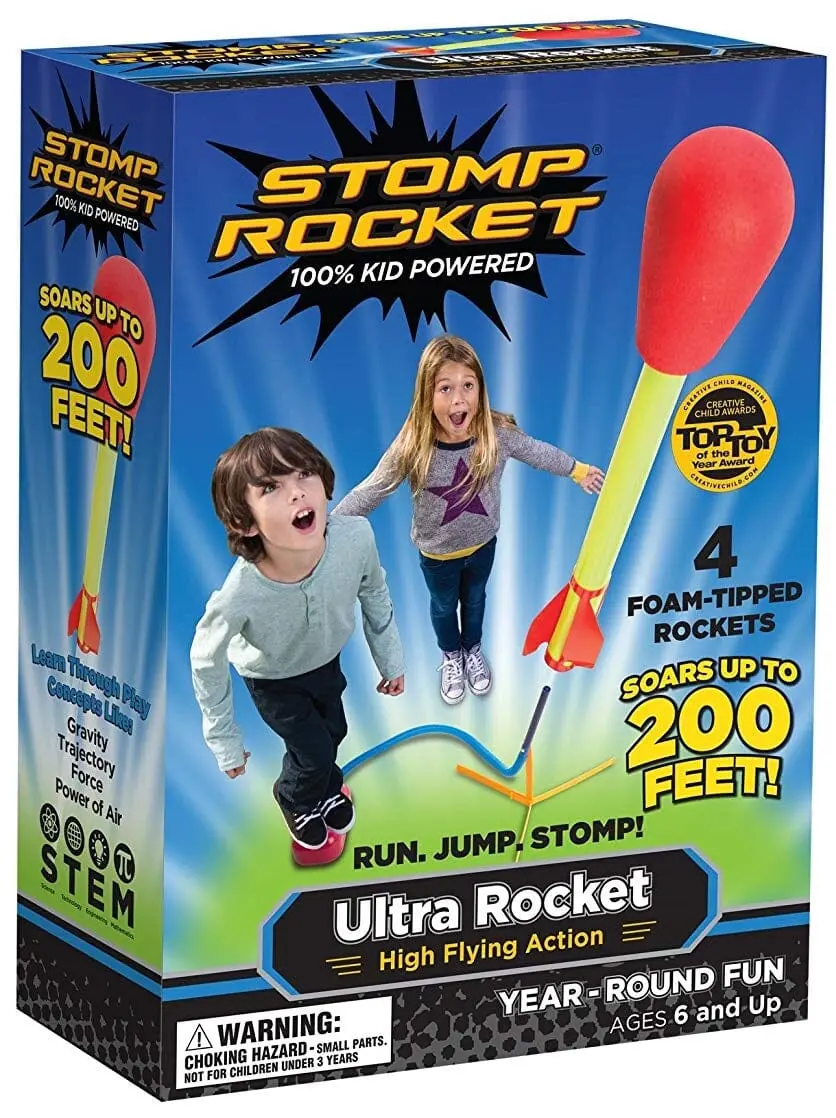 Stomp Rocket Ultra Air Rocket Kit, Flys Up To 200 Feet High 1