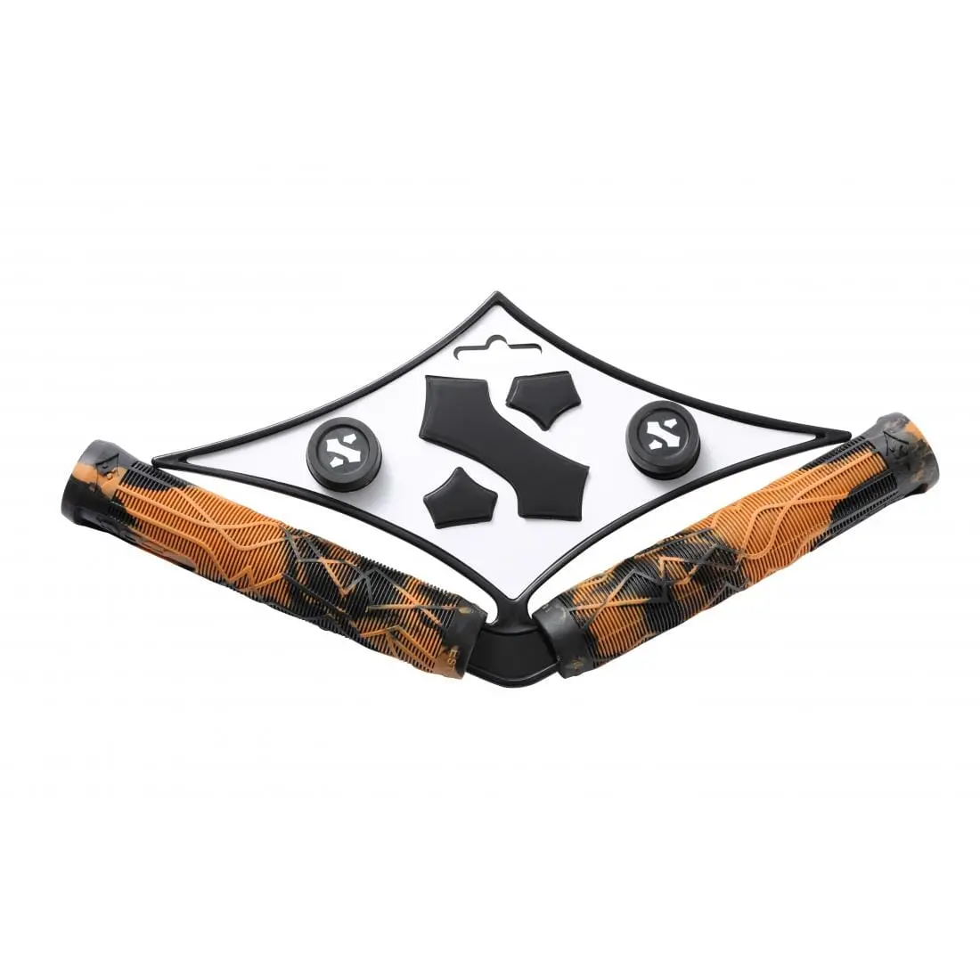 Sacrifice Spy Scooter Grips, Brown/Black 1