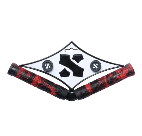 Sacrifice Spy Scooter Grips, Red/Black 1