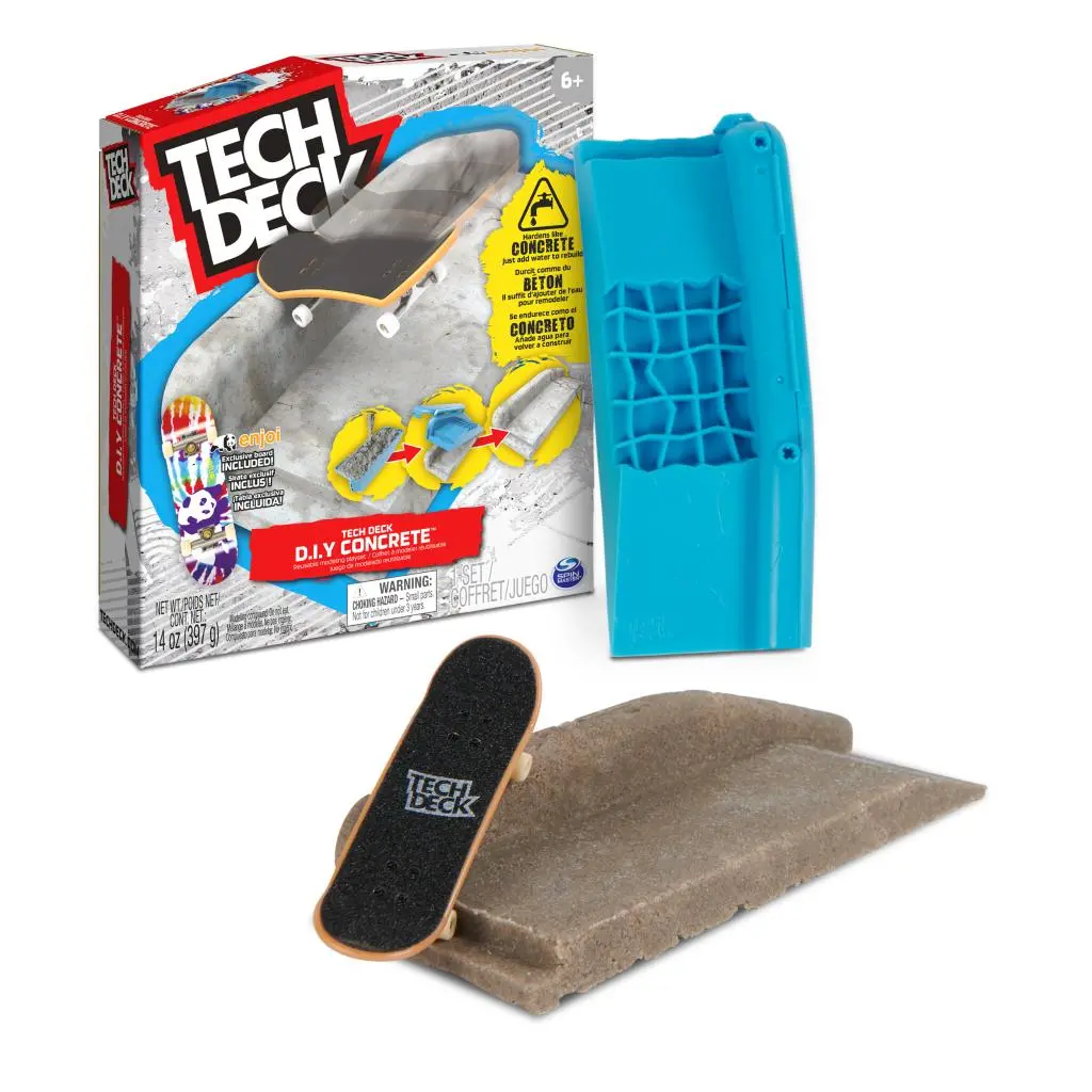 Tech Deck Diy Kinetic Concrete Reusable Modeling Set 1