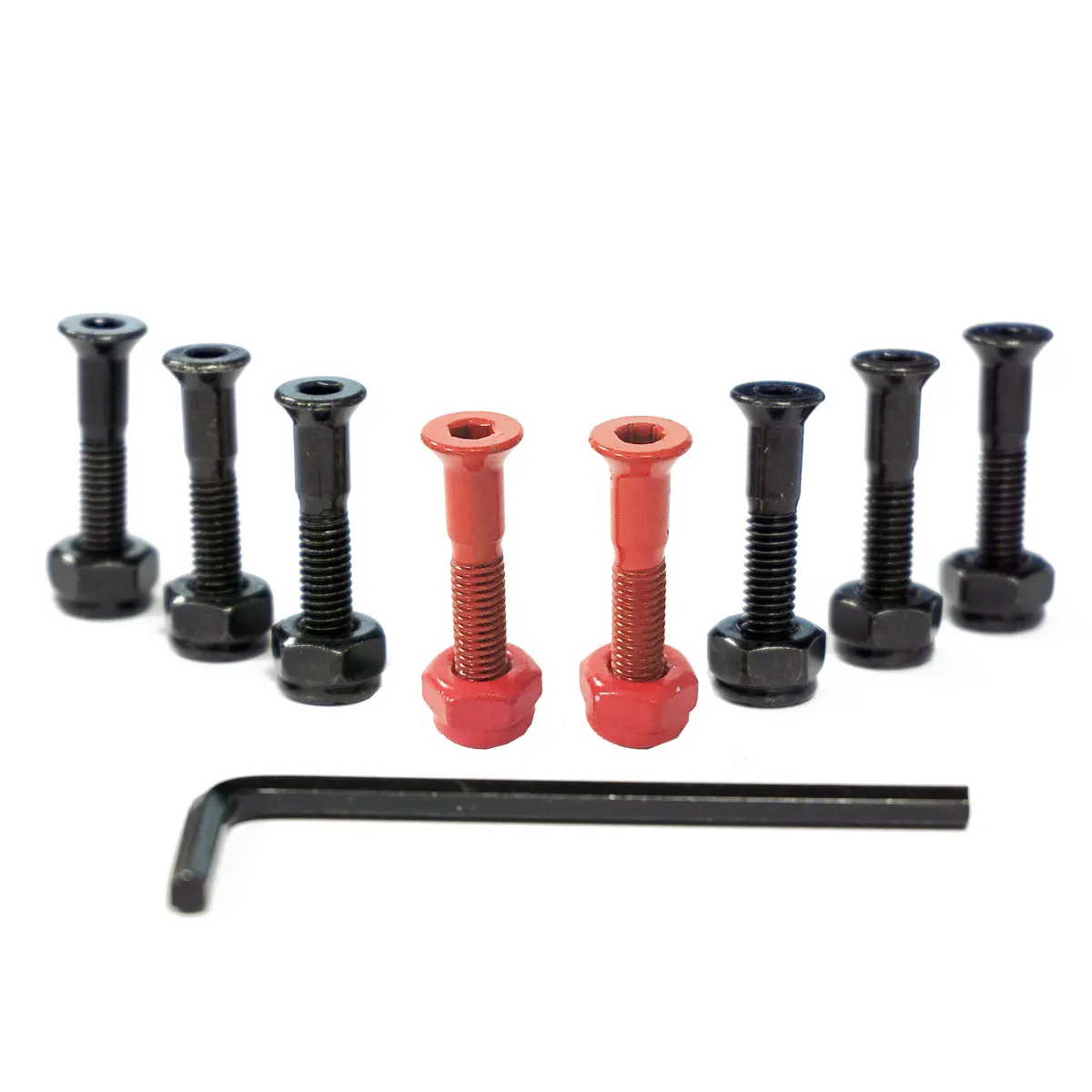 Core Skateboarding Truck Mounting Hardware Bolts 1" - Red 1