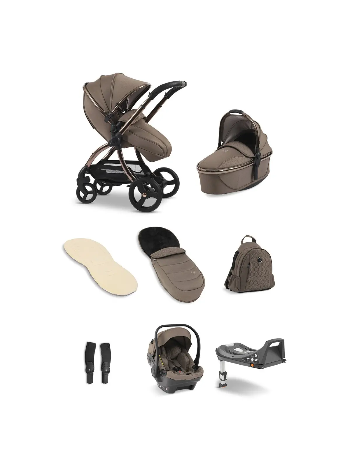 Egg3 Stroller Luxury Bundle Mink 1