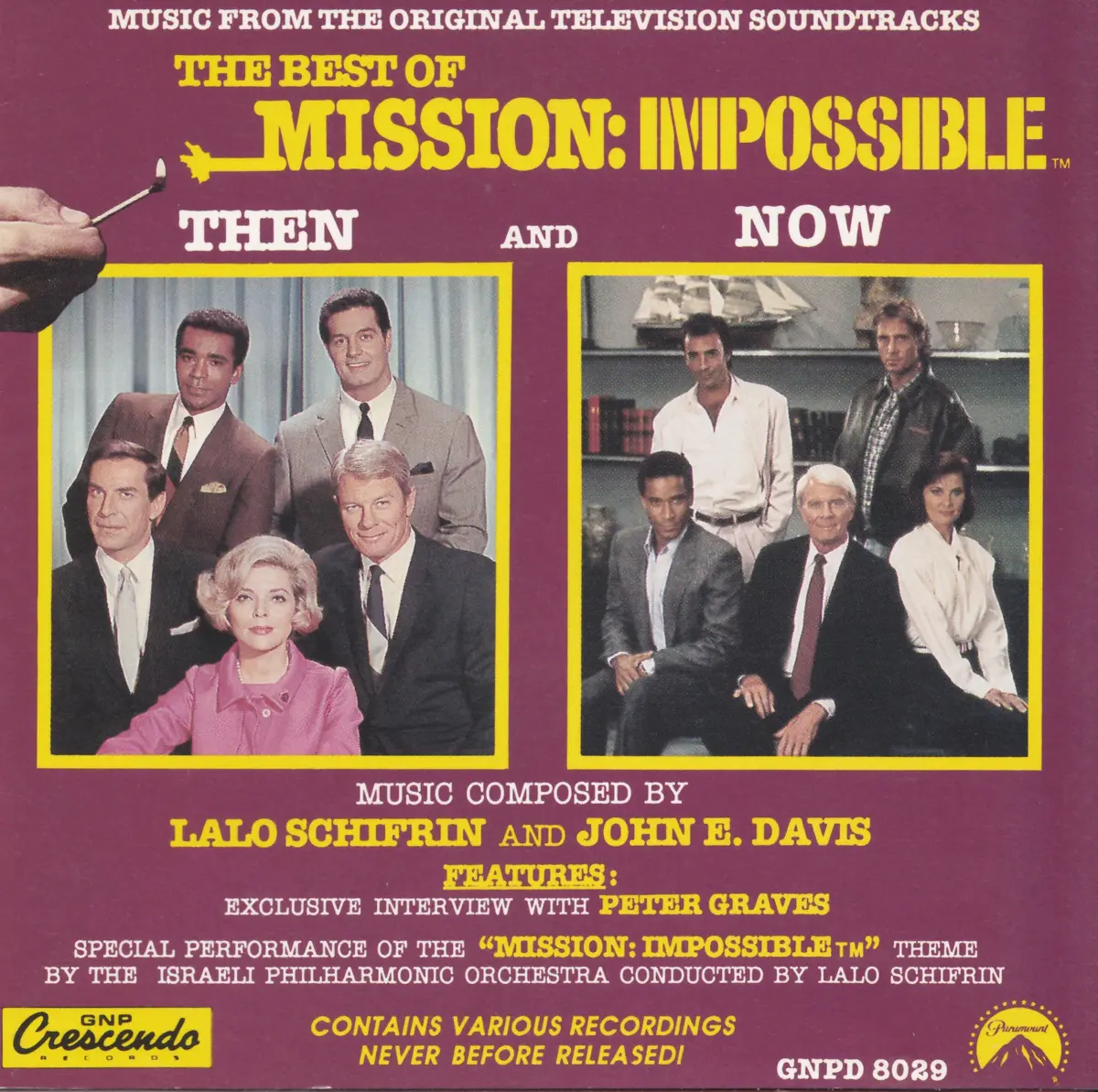 Mission: Impossible Then And Now - Original Television Soundtrack By Lalo Schifrin And John E. Davis 1