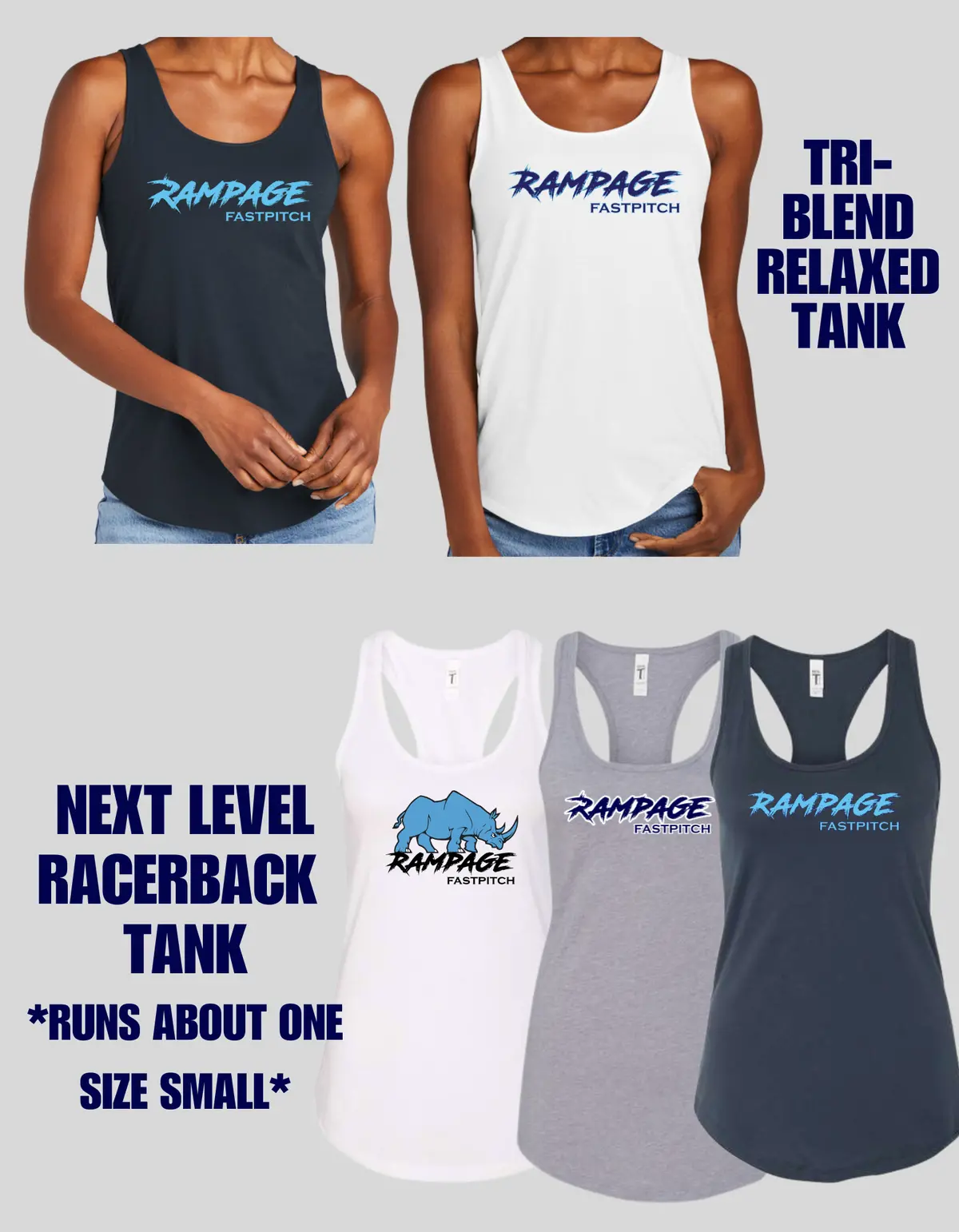 Rampage Tank Tops-Women 1