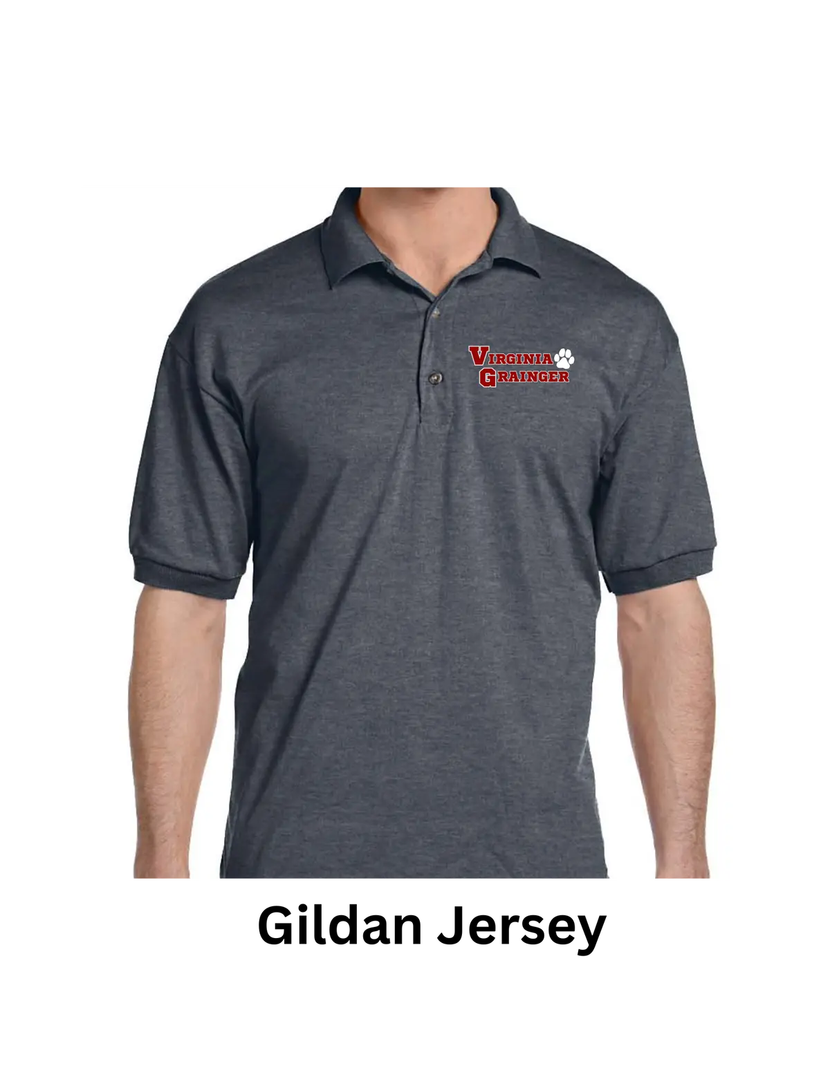 Men's Polo-Jersey-Vg Or Ok Logo 1