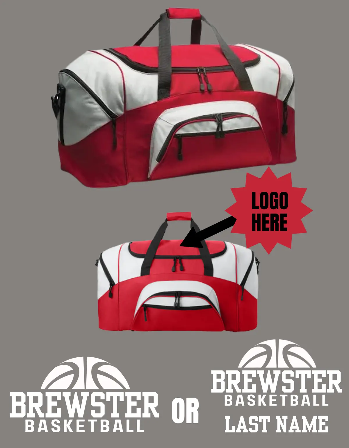 Brewster Basketball Duffle Bag 1