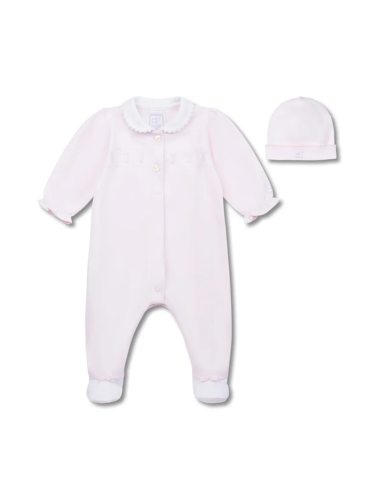 Helen Babygrow And Hat Set Pink 1