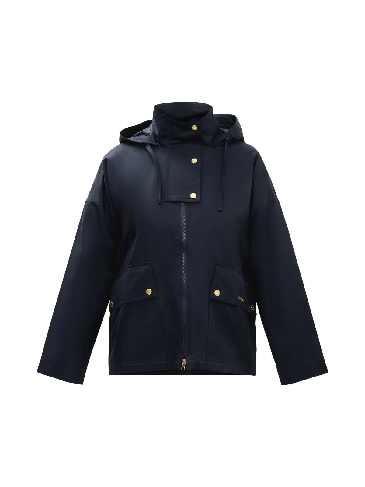 Womens Navy Barbour Cecile Showerproof Jacket 1