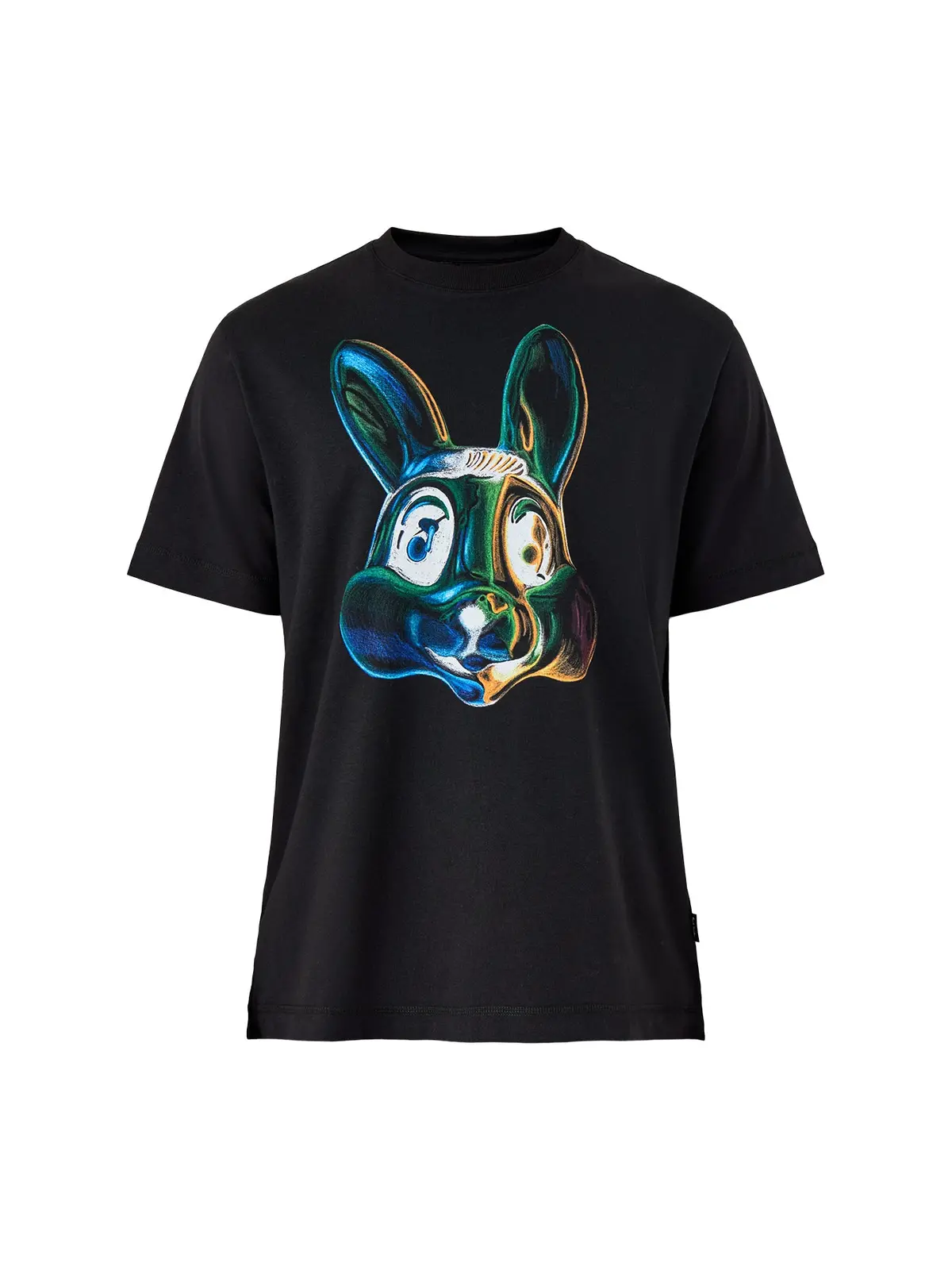 Rabbit Tee Black 1