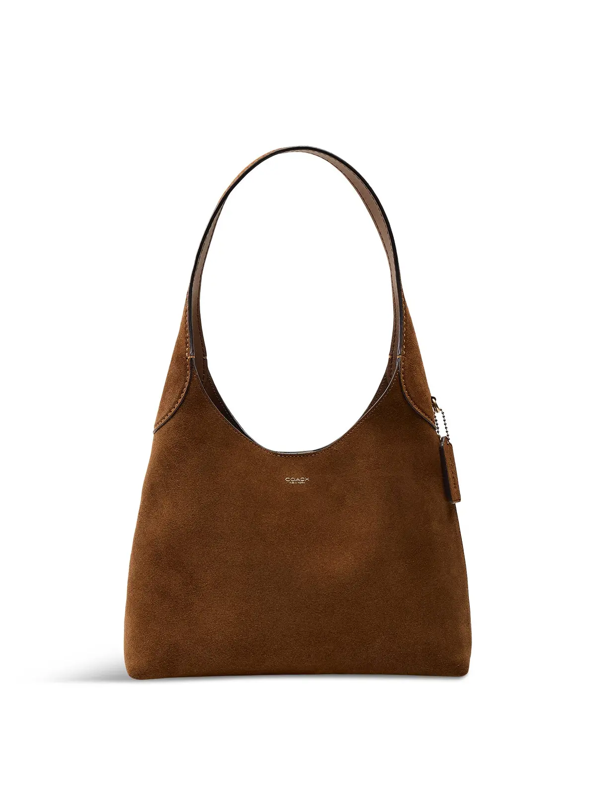 Suede Brooklyn Bag Warm Brown 1