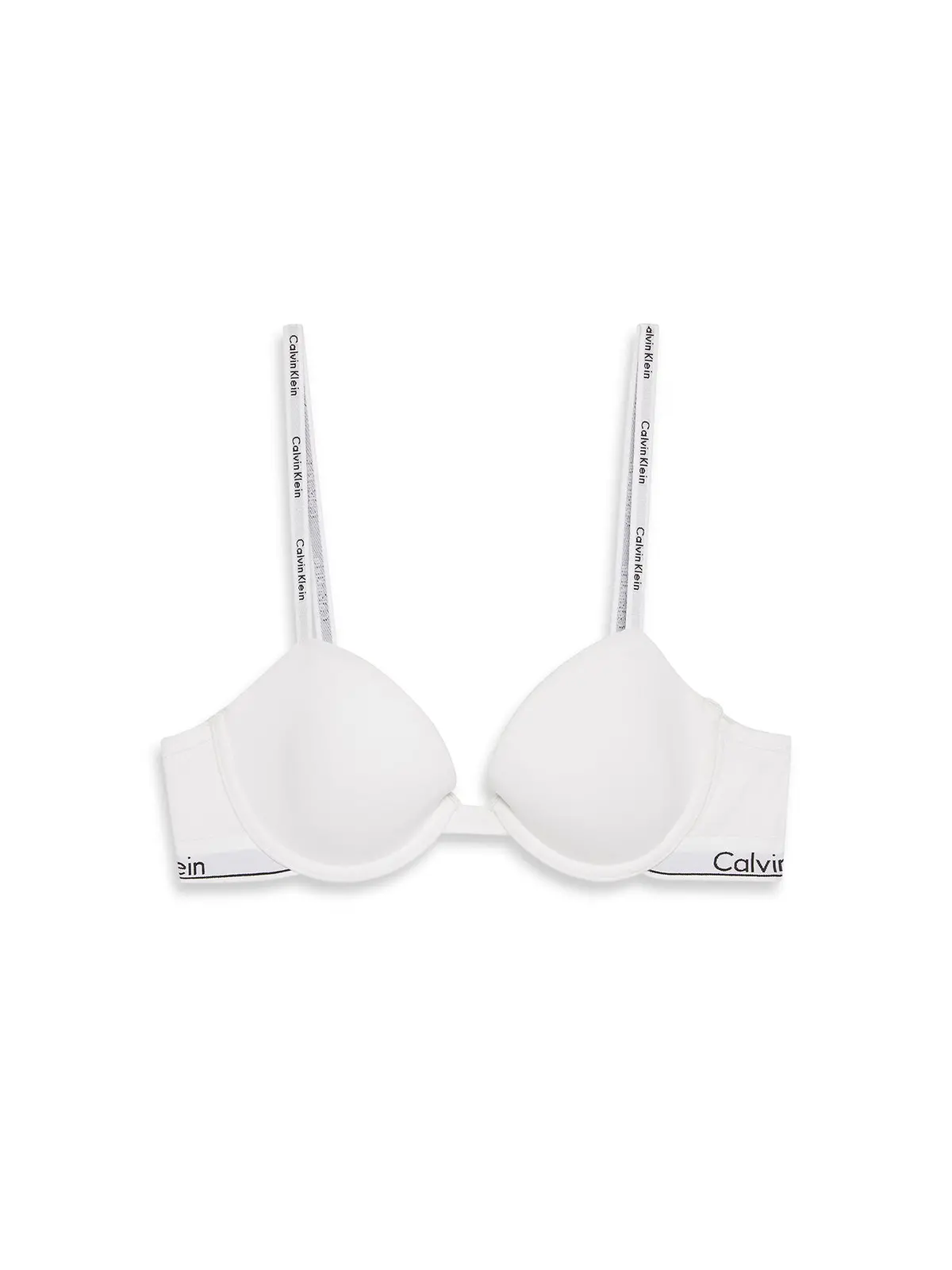 Icon Cotton Lightly Lined Demi Bra White 1