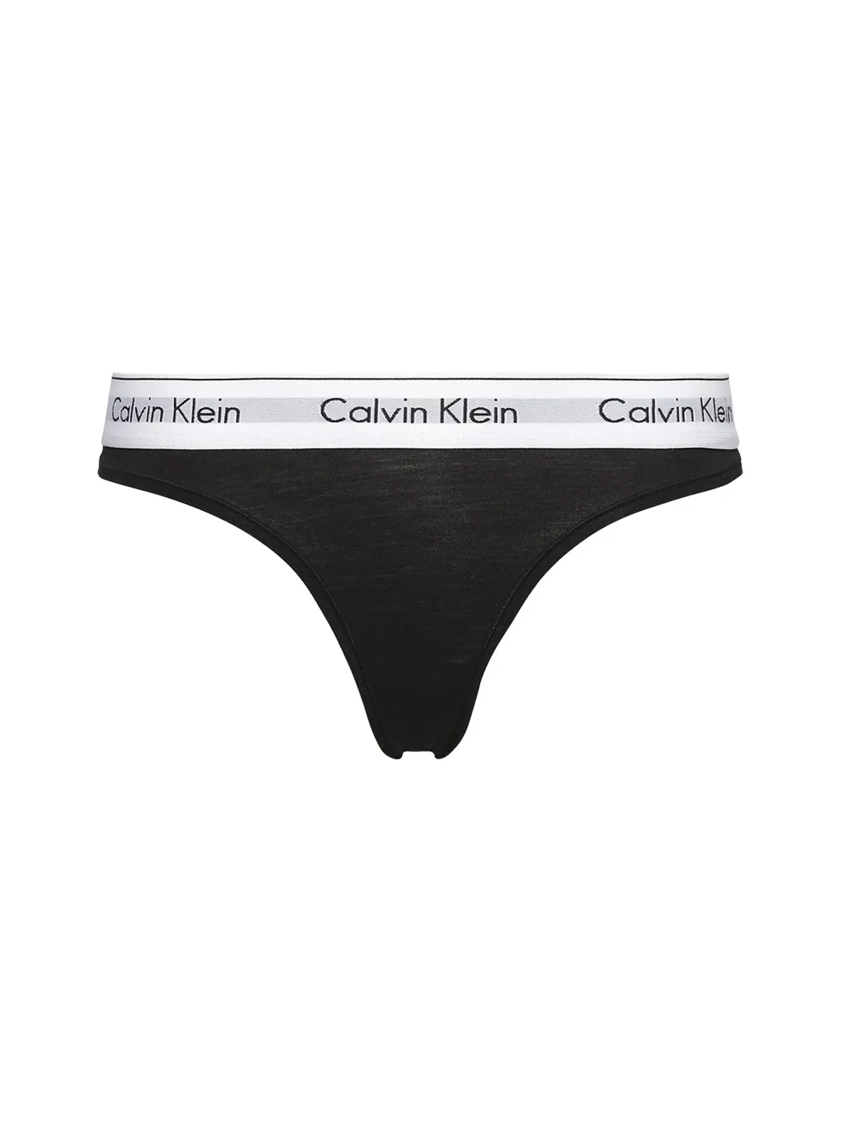 Icon Cotton Thong Black 1