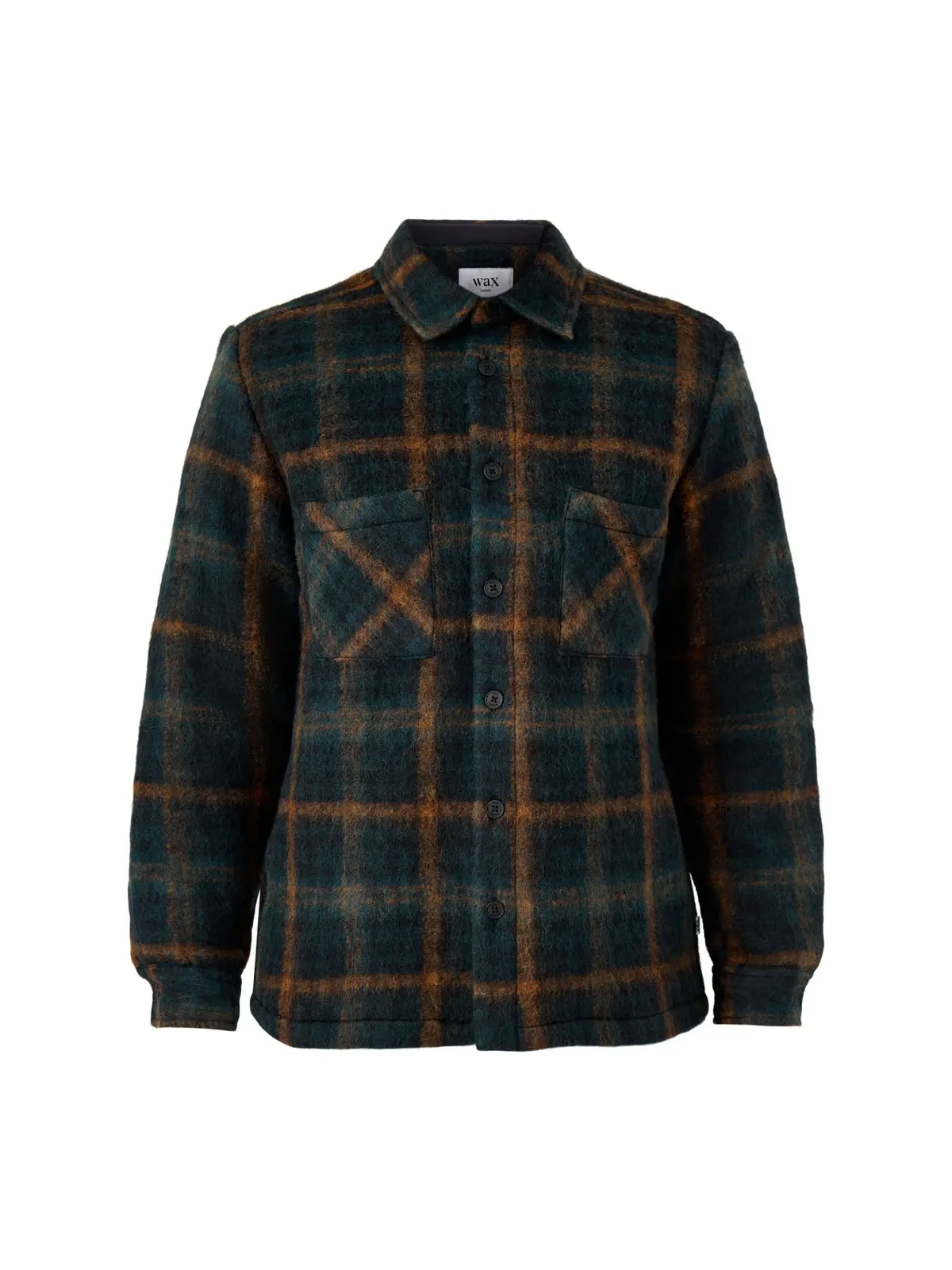 Whiting Overshirt Teal / Orange 1