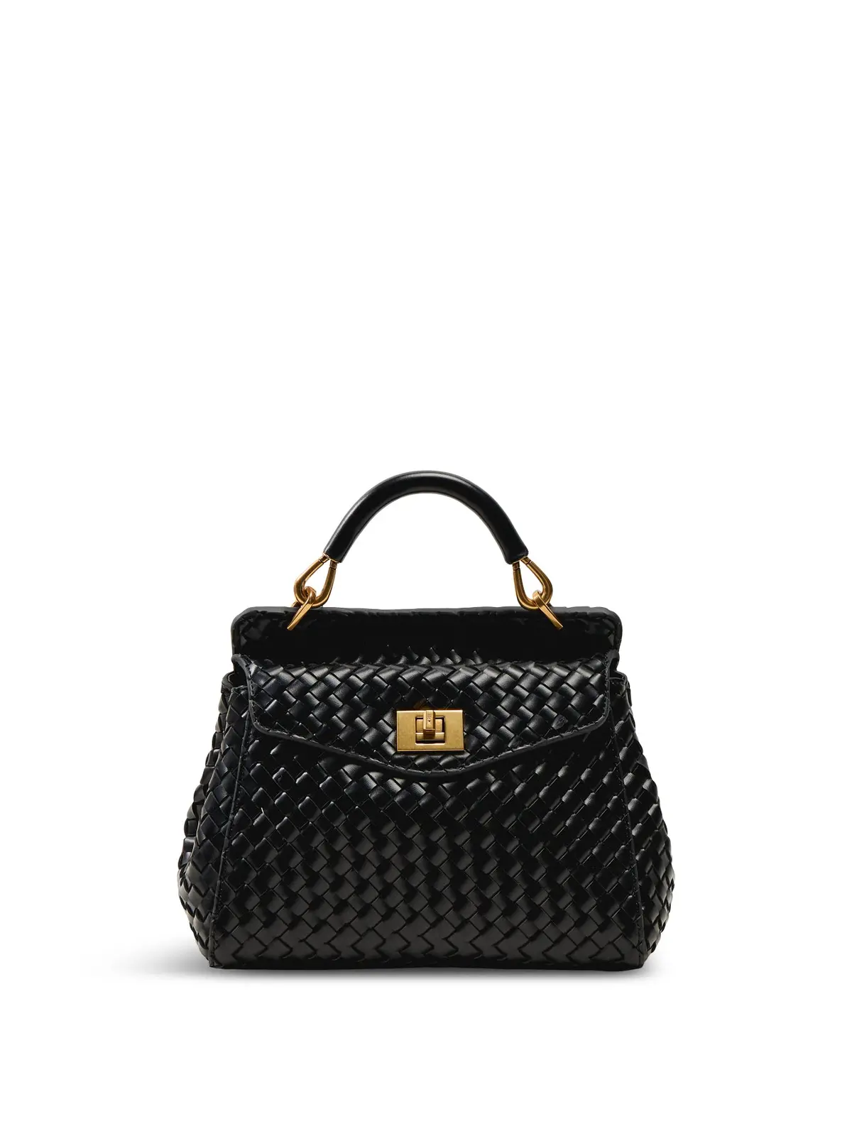 Lucia Classic Top Handle Woven Bag 1