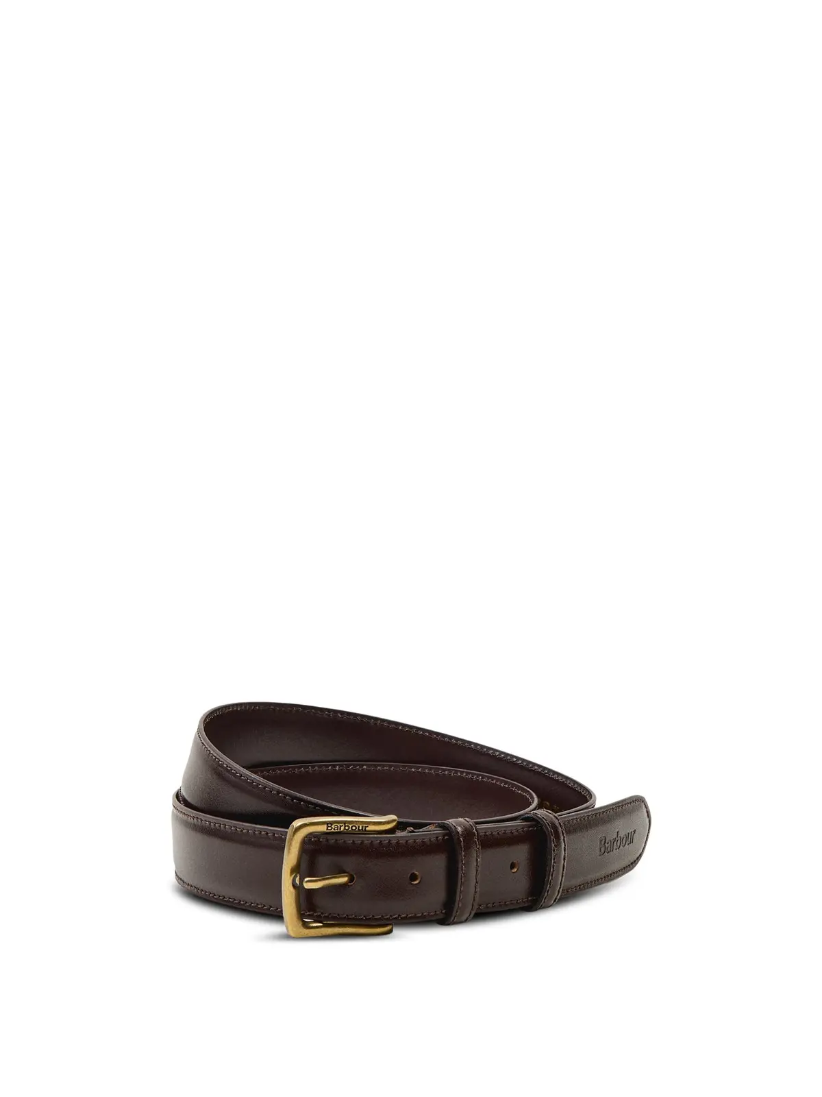 Barbour Clyde Leather Belt Brown 1