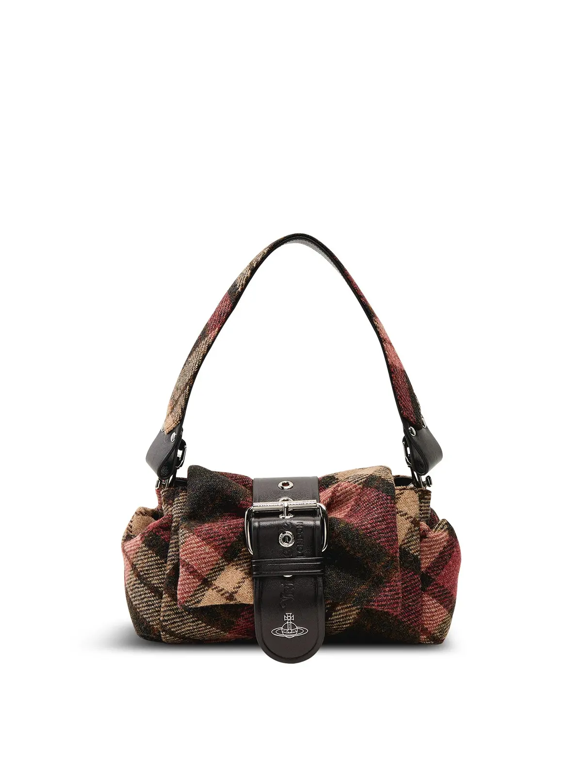 Hazel Treasure Handbag Light Check Wool 1
