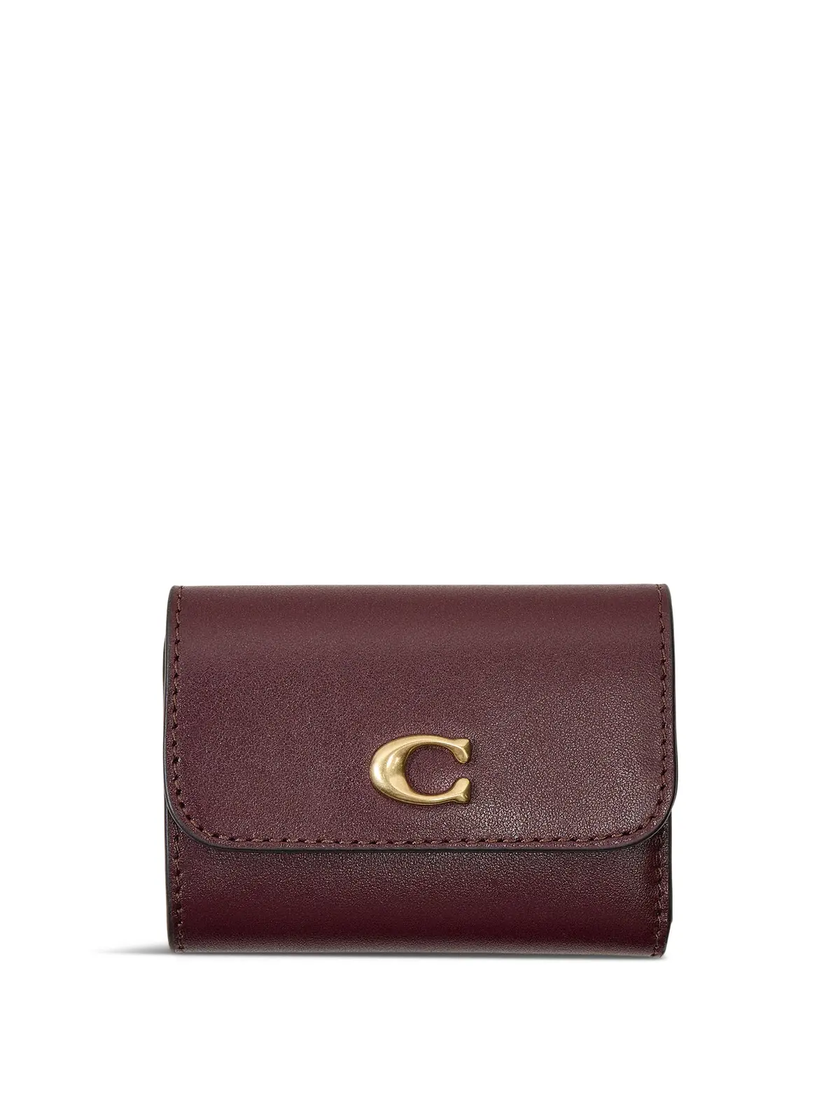 Colorblock Leather Essential Card Holder Wallet Merlot Multi 1