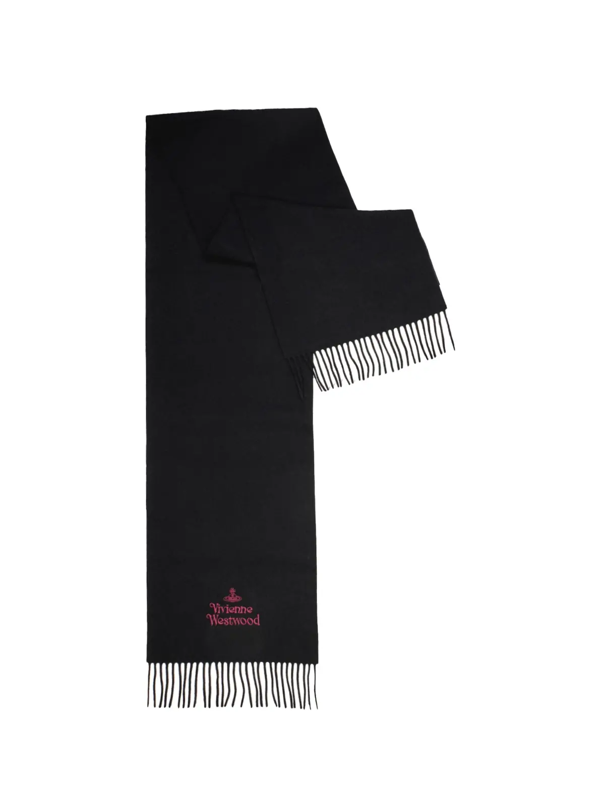 Embroidered Logo Scarf In Black 1