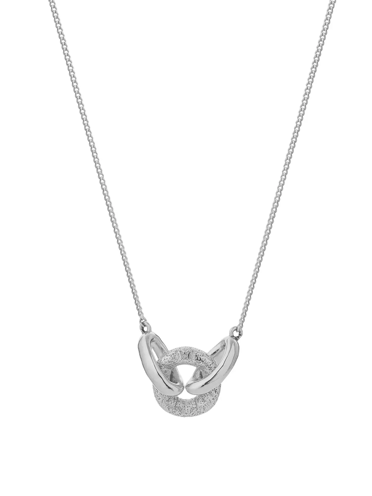 Bind Pendant Necklace Silver 1