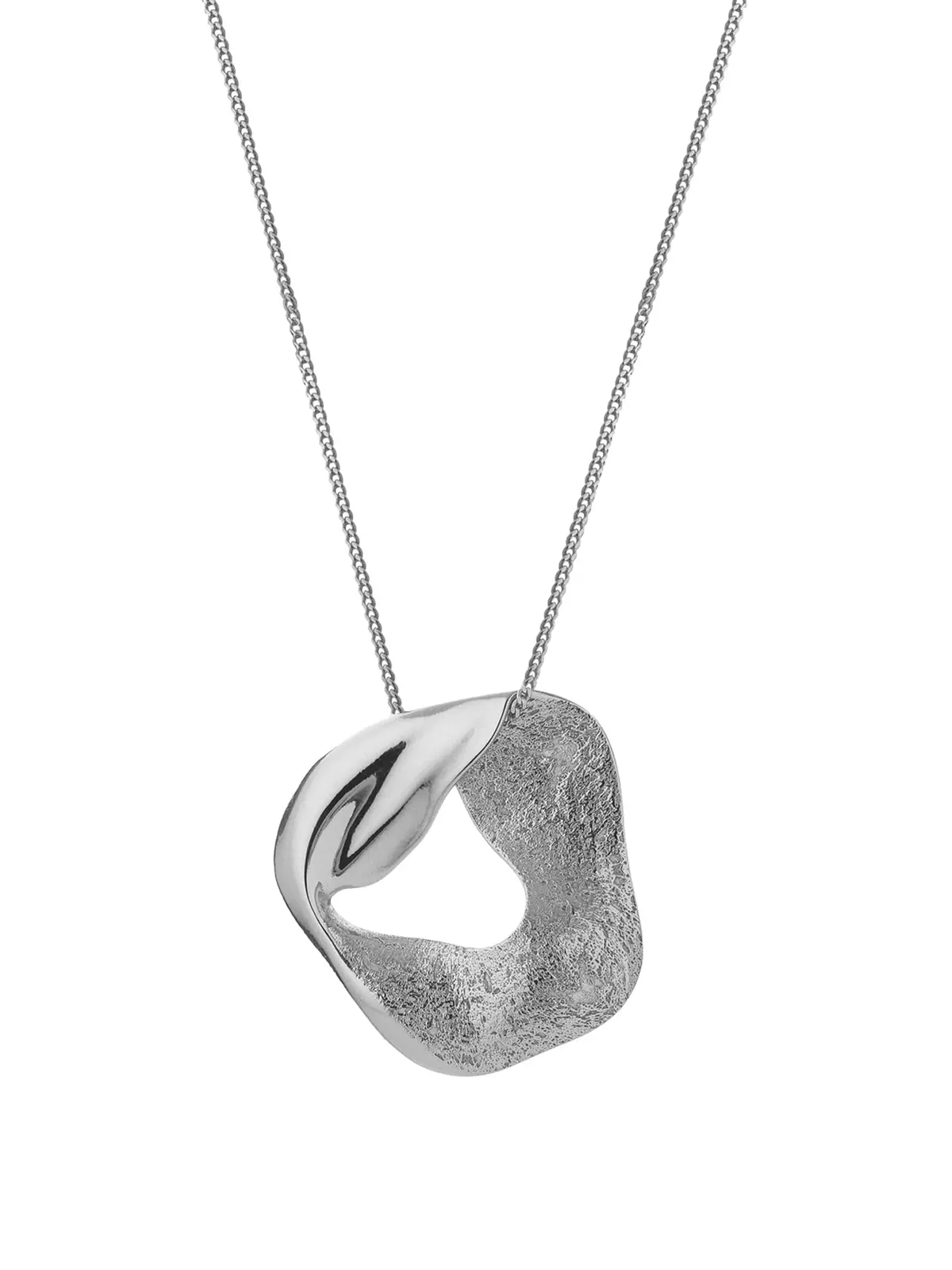 Wave Necklace Silver 1