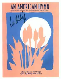 An American Hymm - From "East Of Eden-Sheet Music 1