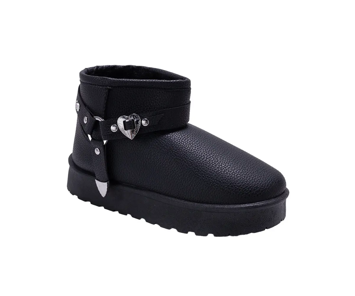 Bebe Girl's Winter Boots – Fashion Boots For Girls, Warm Boots For Cold Weather, Cute Ankle Boots For Little Kid/Big Kid 1