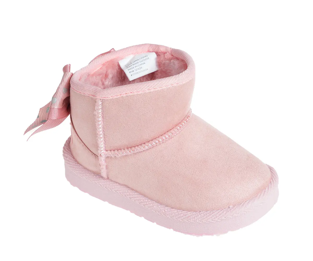 Fifth & Luxe Women's Slippers Closed Toe House Slippers For Women, Comfortable Microsuede Outdoor Indoor Slipper With Faux Fur Collar & Outsole Platform 1