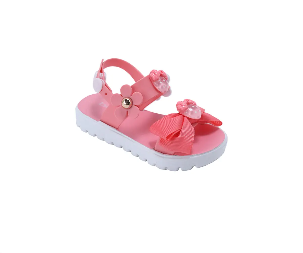 Bebe Toddler Girl's Pcu Sandal With Bow And Charms 1