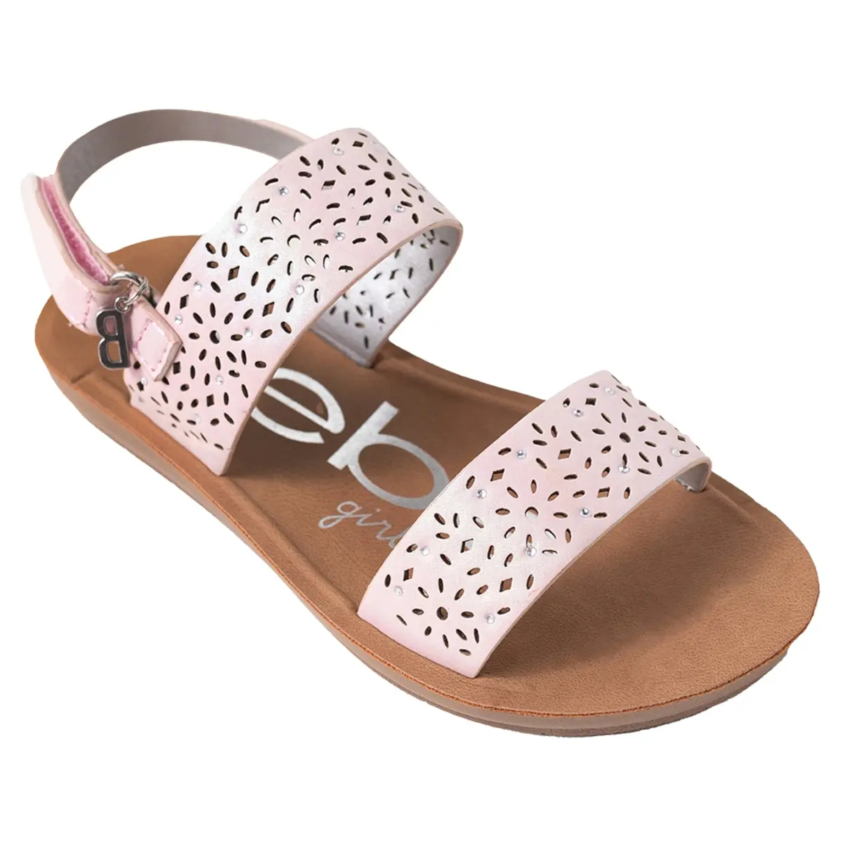 Bebe Girls' Sandals - Kids' Open Toe Summer Shoes, Perfect Flat Sandals For Girls (Little Girl/Big Girl) 1