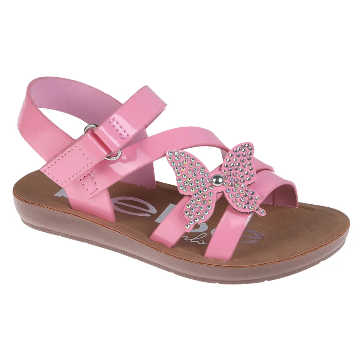 Bebe Girls' Sandals - Cute And Comfy Toddler Girls' Summer Shoes, Perfect Beach Sandals For Toddlers With Charms And Flowers 1