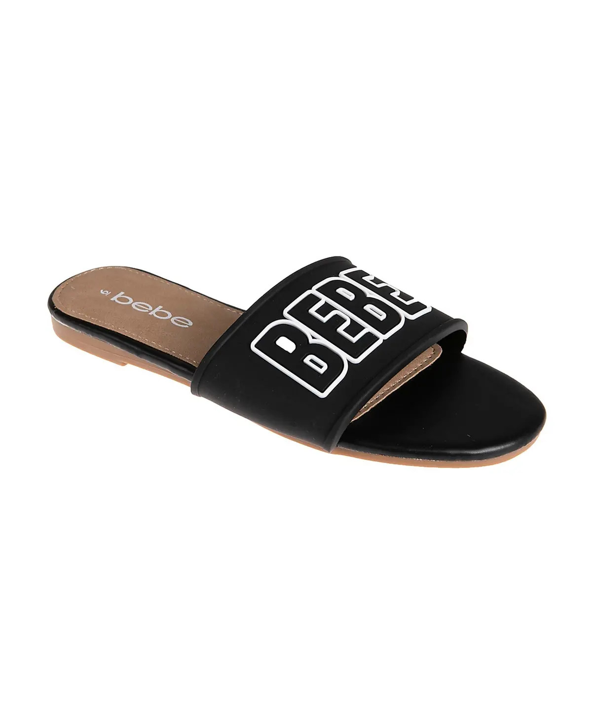 Bebe Women's Stylish And Comfortable Fashion Sandal With Rubber Bebe Logo 1