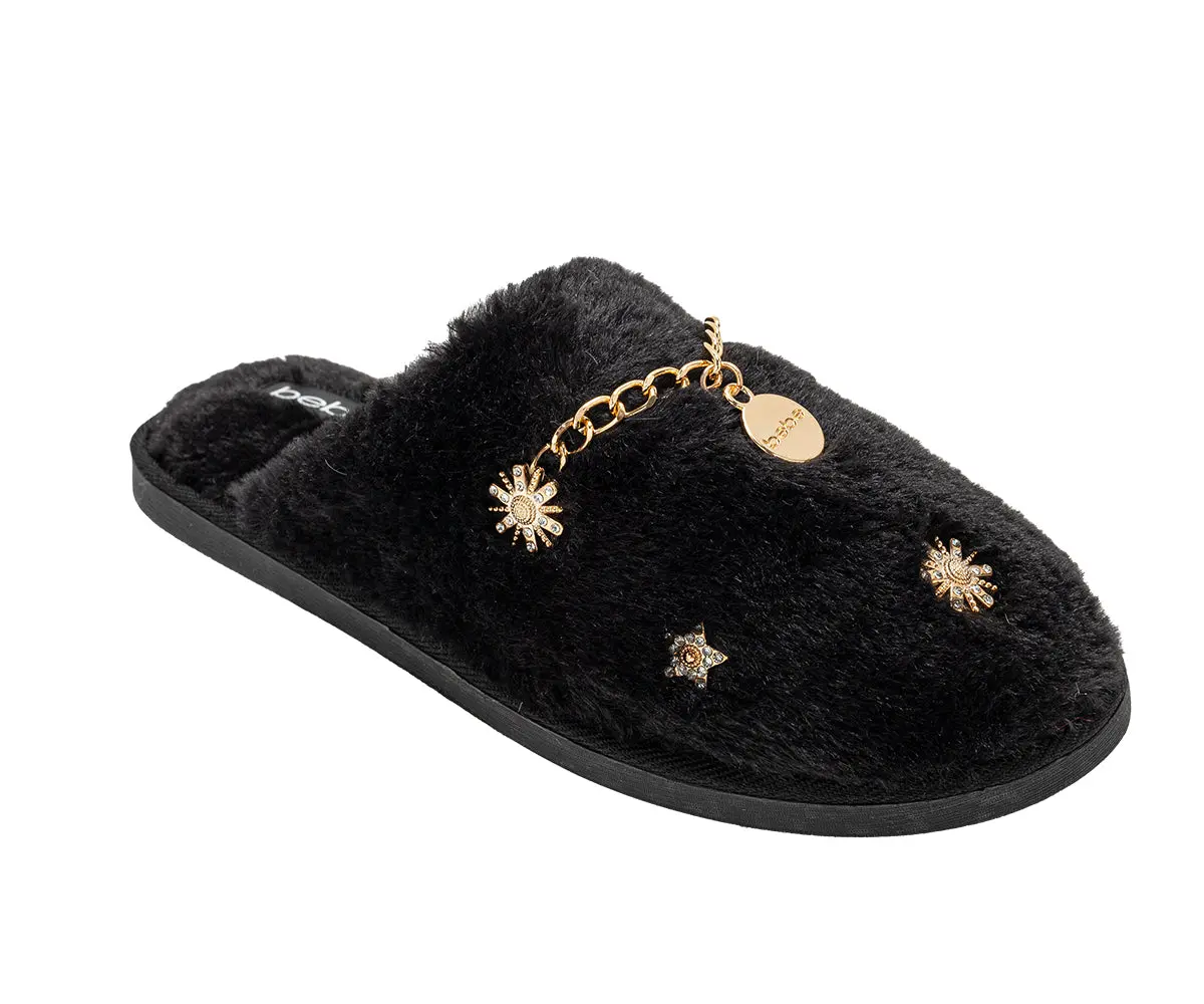 Bebe Women's Slippers – Comfy And Soft Indoor Slides, Cozy House Slippers For Women 1