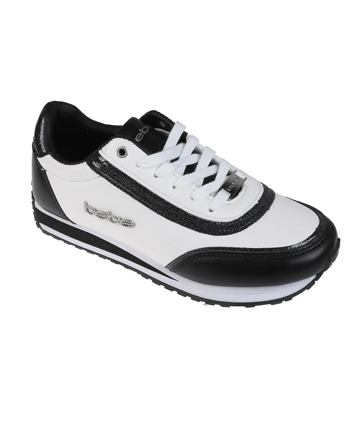 Bebe Women's Versatile And Comfortable Sneaker With Mixed Materials 1