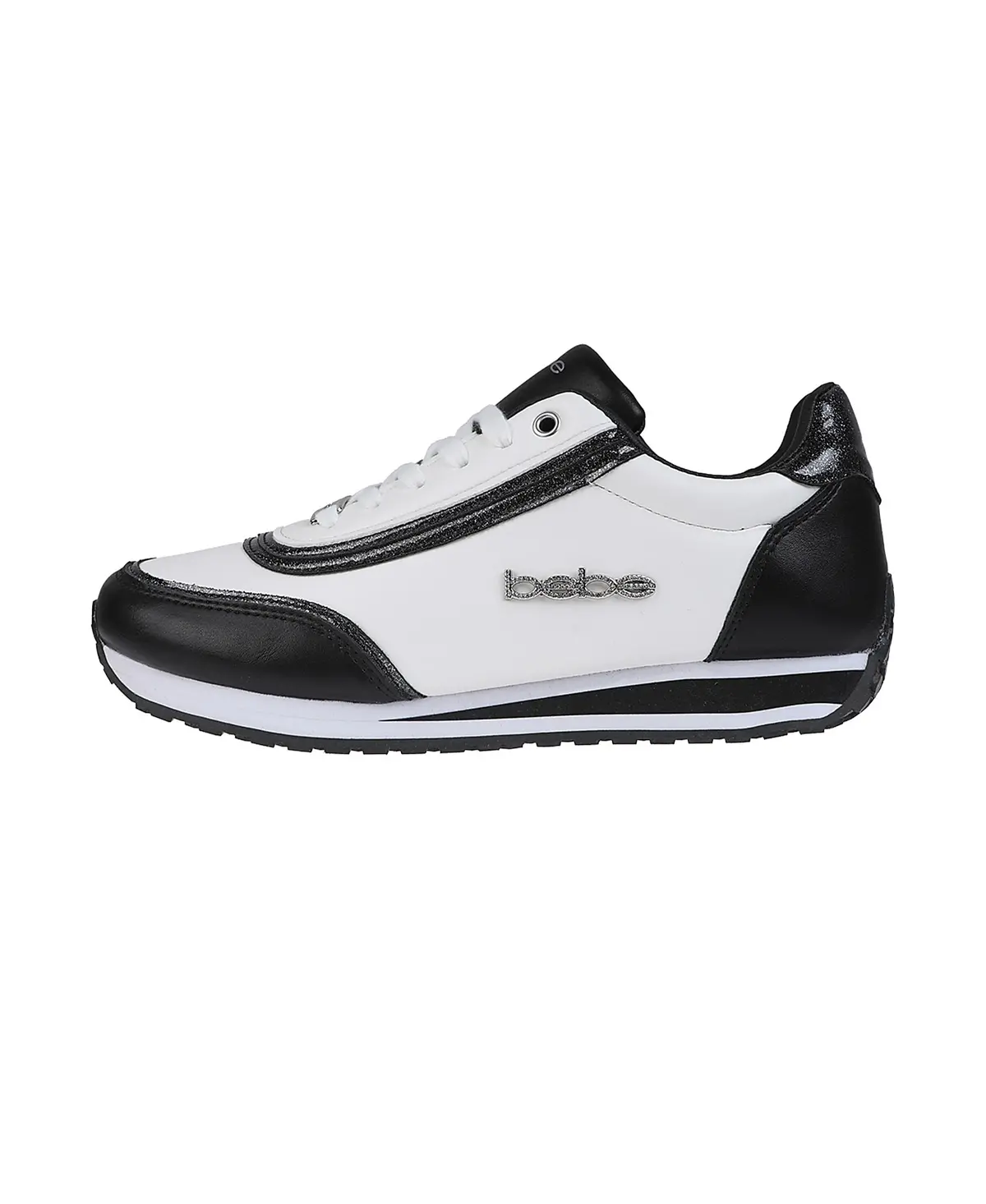 Bebe Women's Versatile And Comfortable Sneaker With Mixed Materials 3