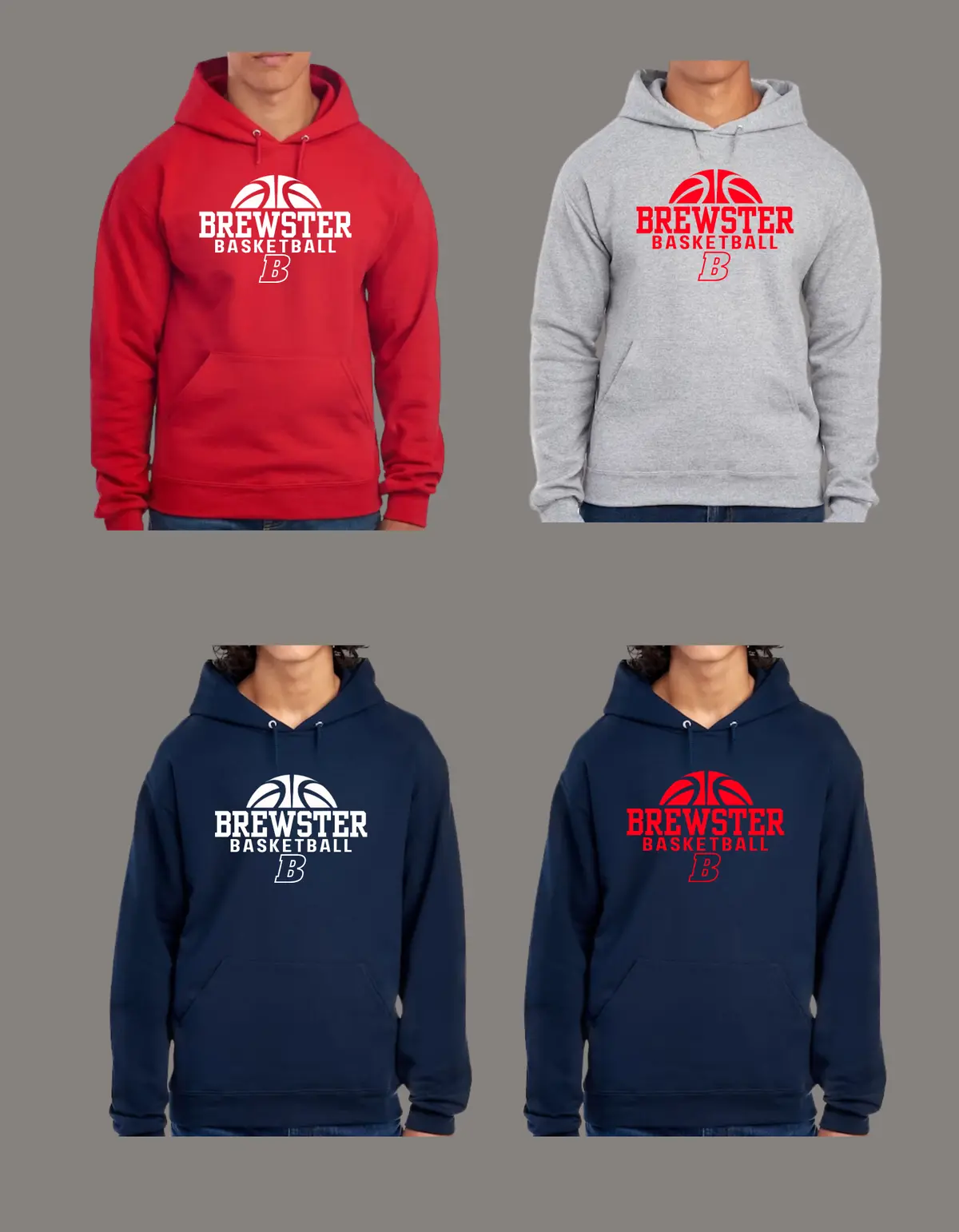 Brewster Basketball Hoodie 1