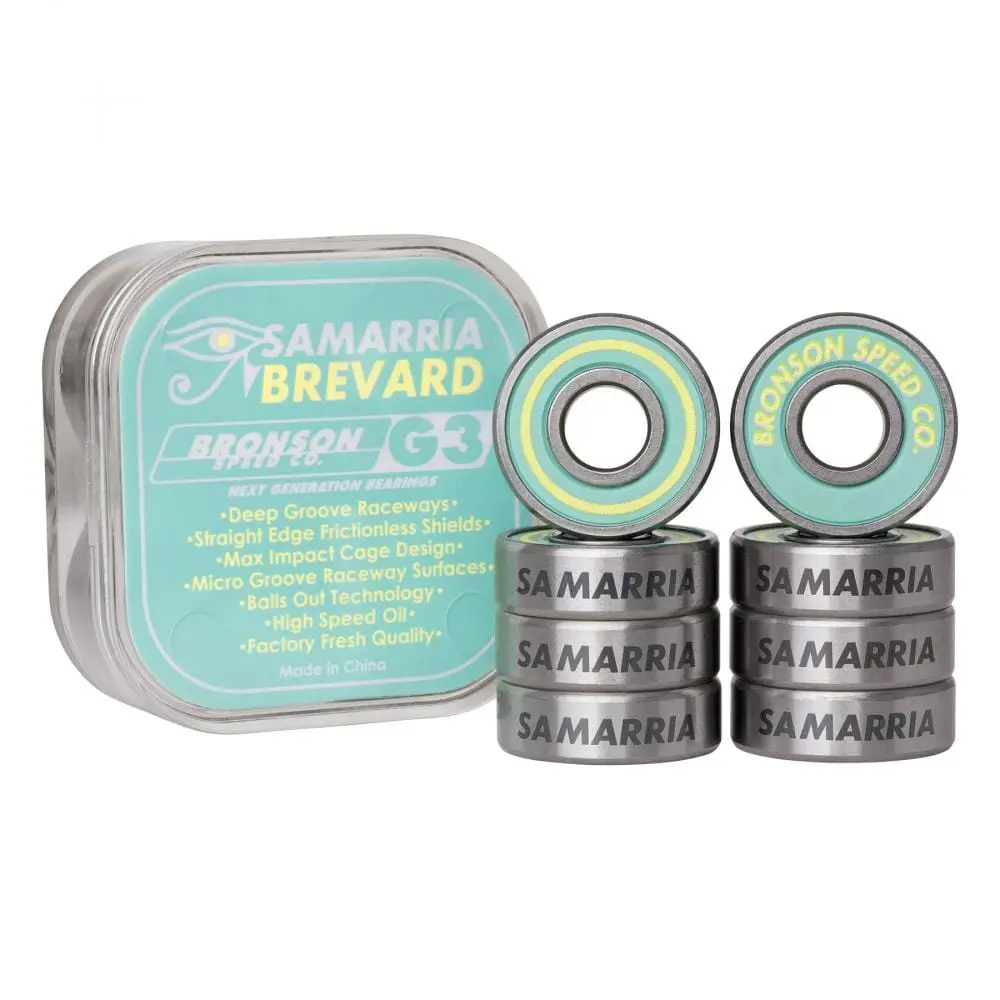 Bronson Speed Co. Samaria Brevard Pro G3 Bearings, Silver 1