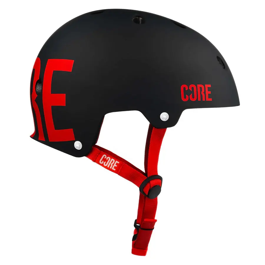 Core Street Helmet, Black/Red 1