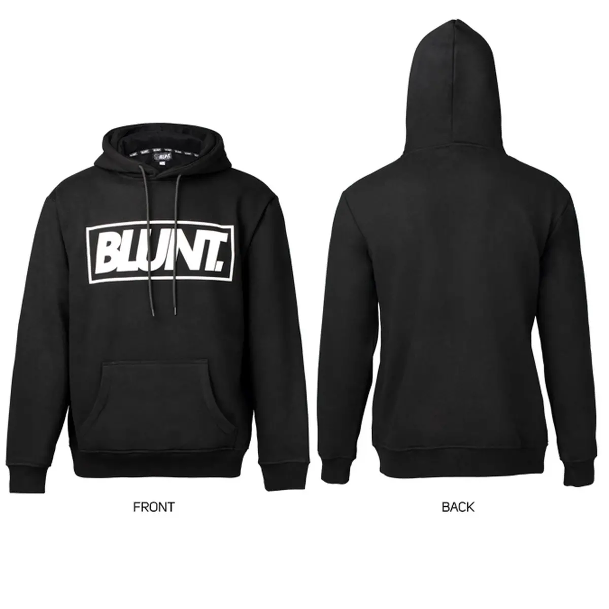 Blunt Box Logo Hoodie, Black 1