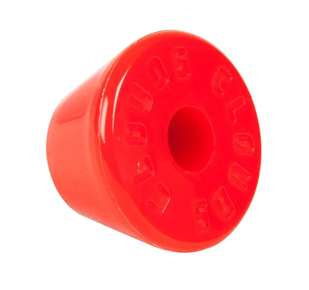 Clouds Rollerskate/Quadskate Urethane Toestop, Red 1