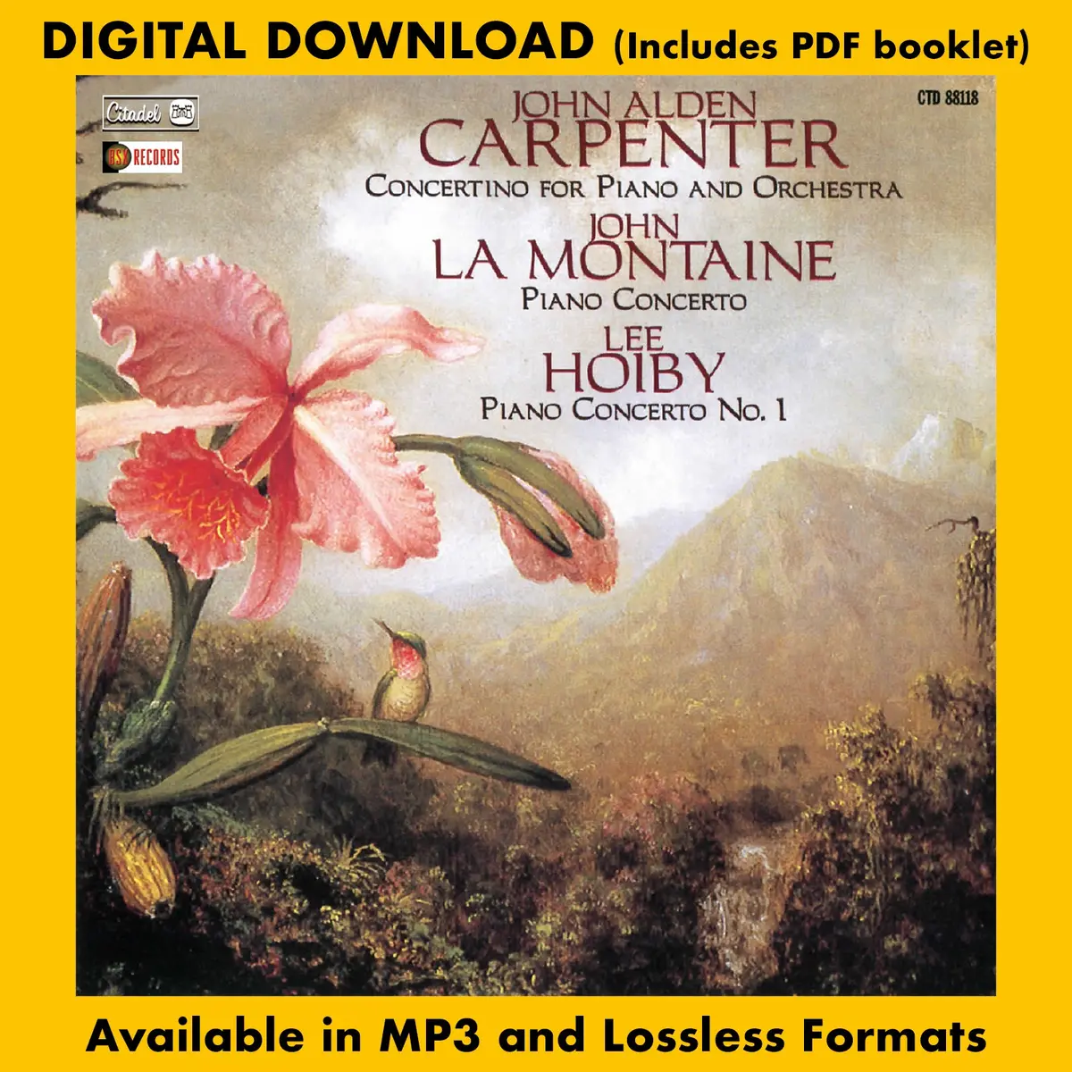 John Alden Carpenter: Concertino For Piano And Orch. 1