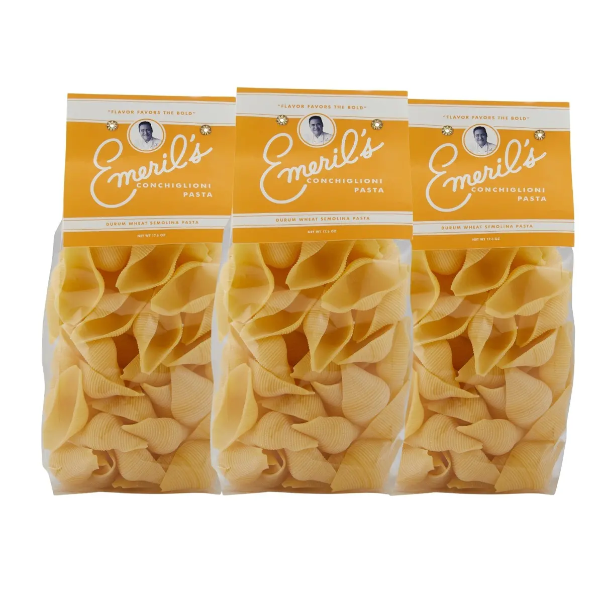 Emeril's Italian Prime Variety Pack With Conchiglioni, Tagliatelle & Paccheri, Nutrition Grain Created From Durum Wheat Semolina, Noodles Bulk Pasta For Easy Meal Everyday 1