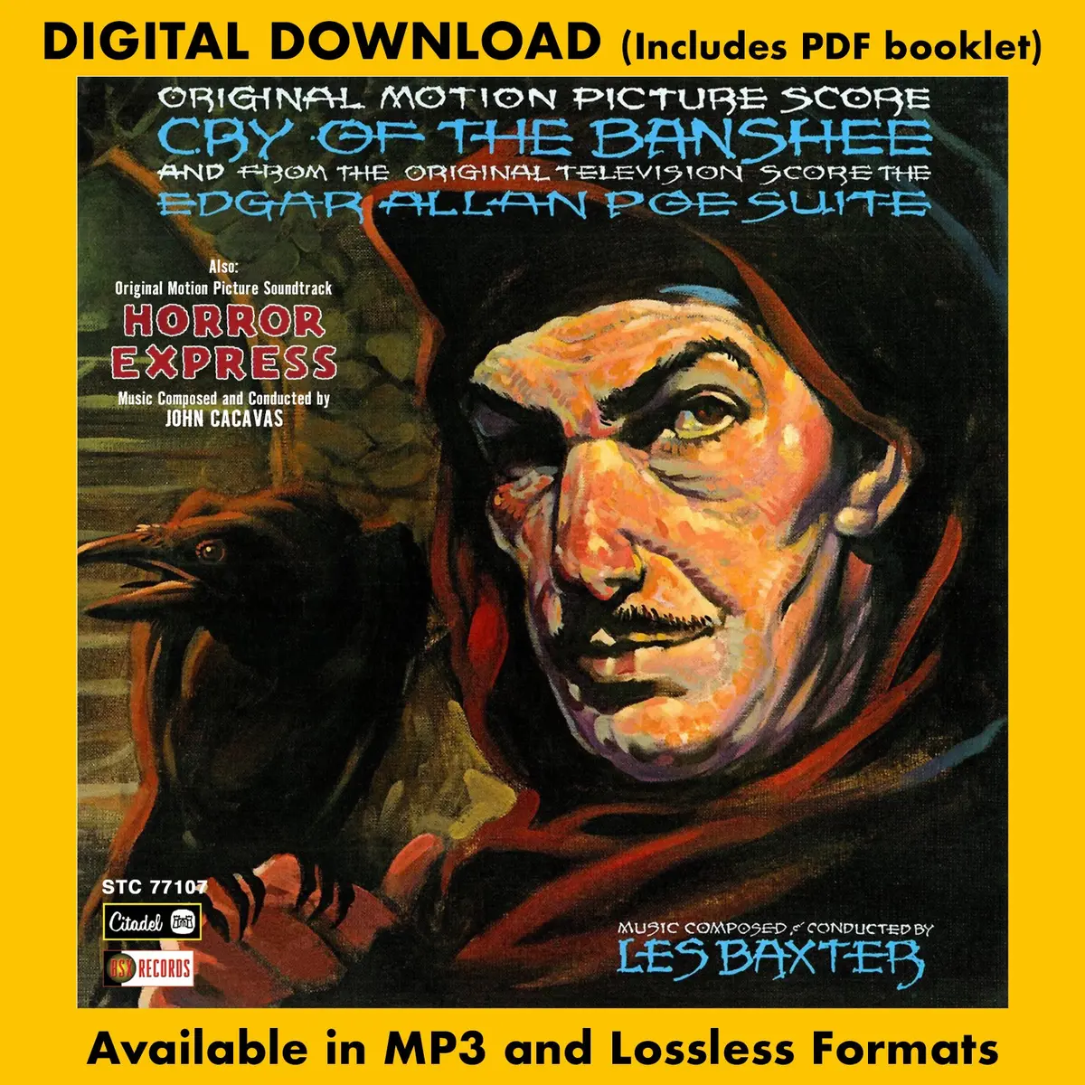 Cry Of The Banshee/Edgar Allen Poe Suite/Horror Express - Original Soundtracks By Les Baxter And John Cacavas 1