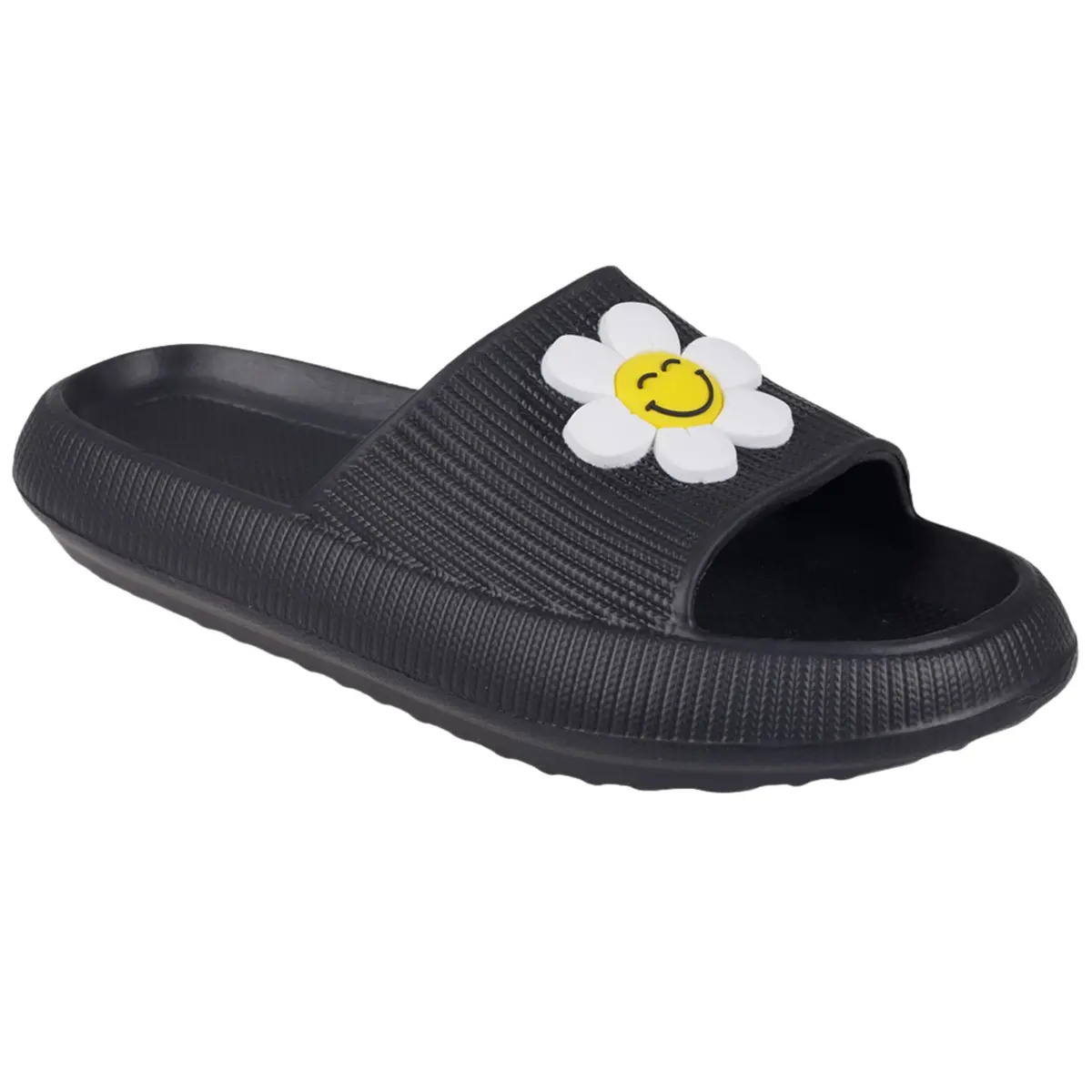 Foamwalk Womens' Sandals - Comfortable Beach Slides, Stylish Slide On Sandals, Everyday Women's Slide Sandals With Novelty Patch 5