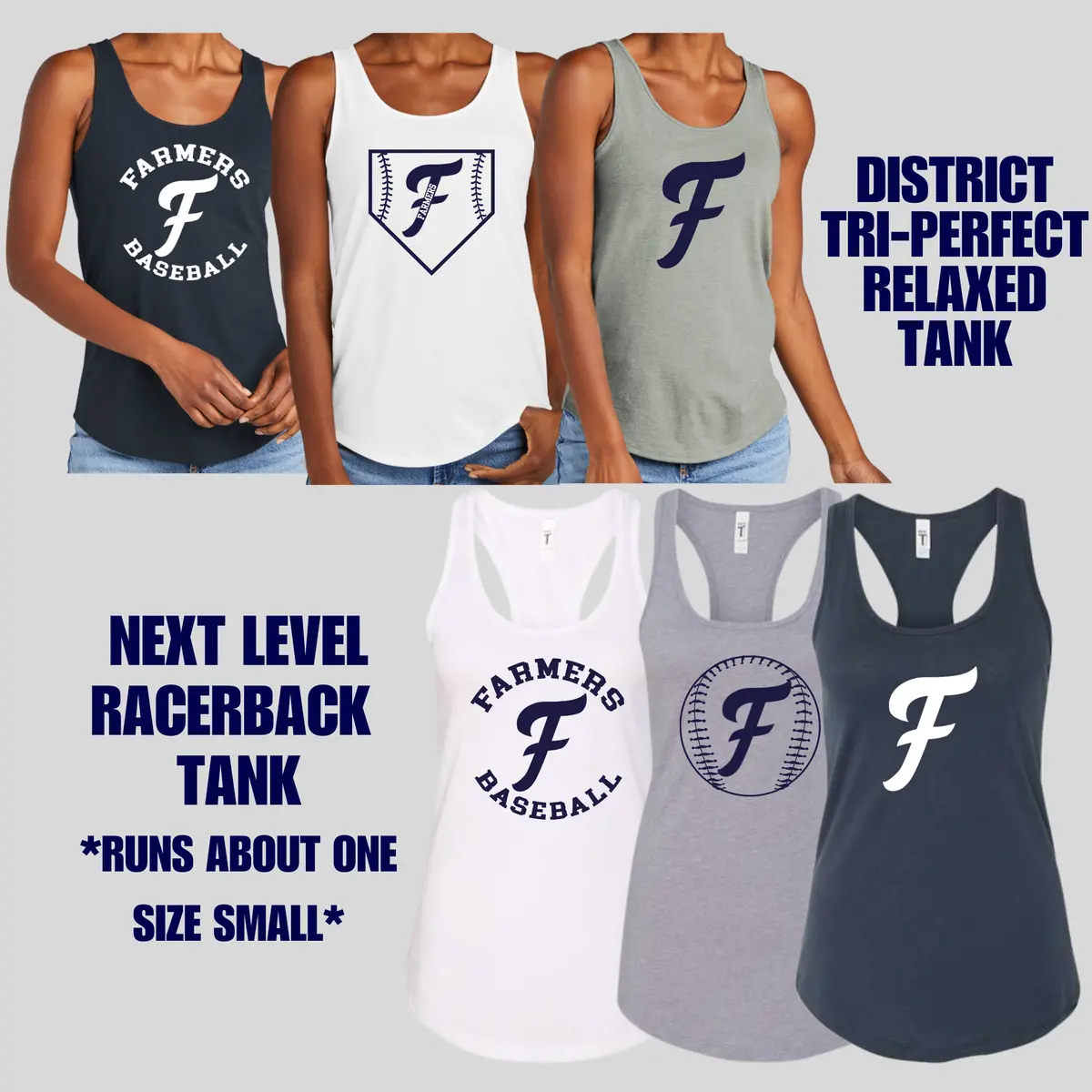 Farmers Tank Tops-Women 1