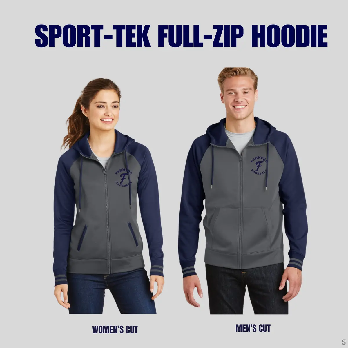 Farmers Varsity Full-Zip Hoodie-Men’S/Women’S 1