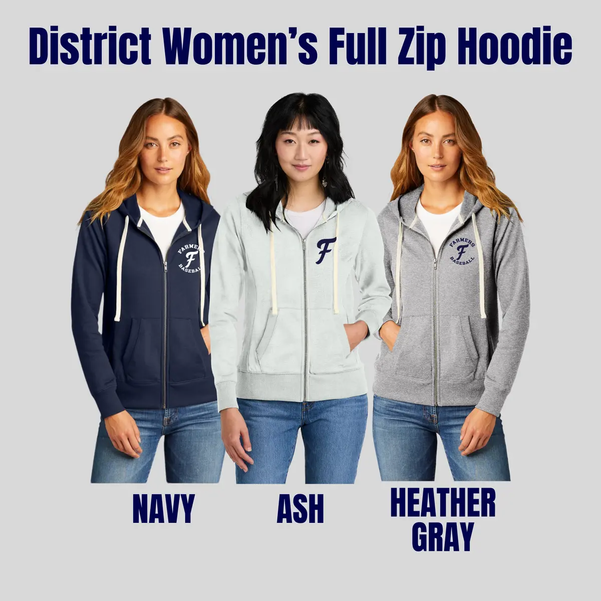 Farmers Women’S Full Zip Hoodie 1
