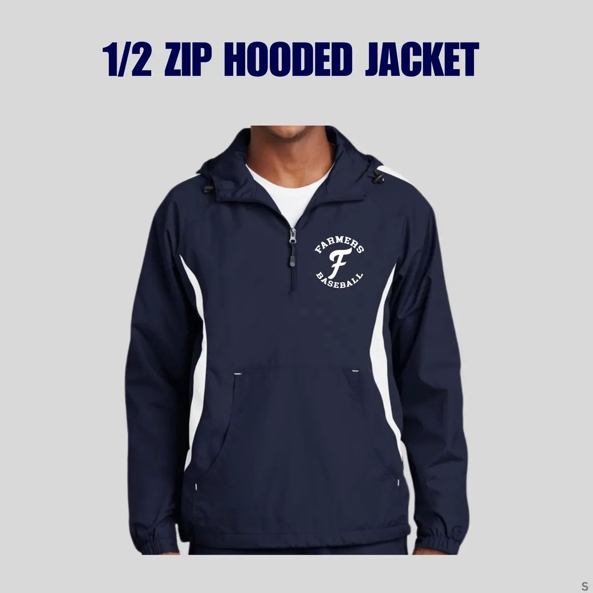 Farmers 1/2 Zip Hooded Jacket 1
