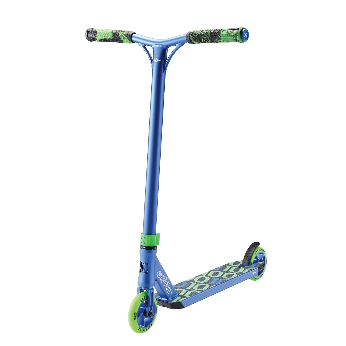 Sacrifice Flyte 100 V2 Complete Stunt Scooter, Blue/Green 1