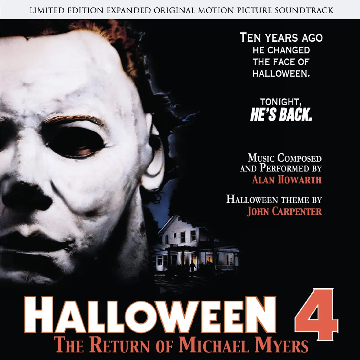 Halloween Iv: The Return Of Michael Myers - Original Soundtrack By Alan Howarth 1