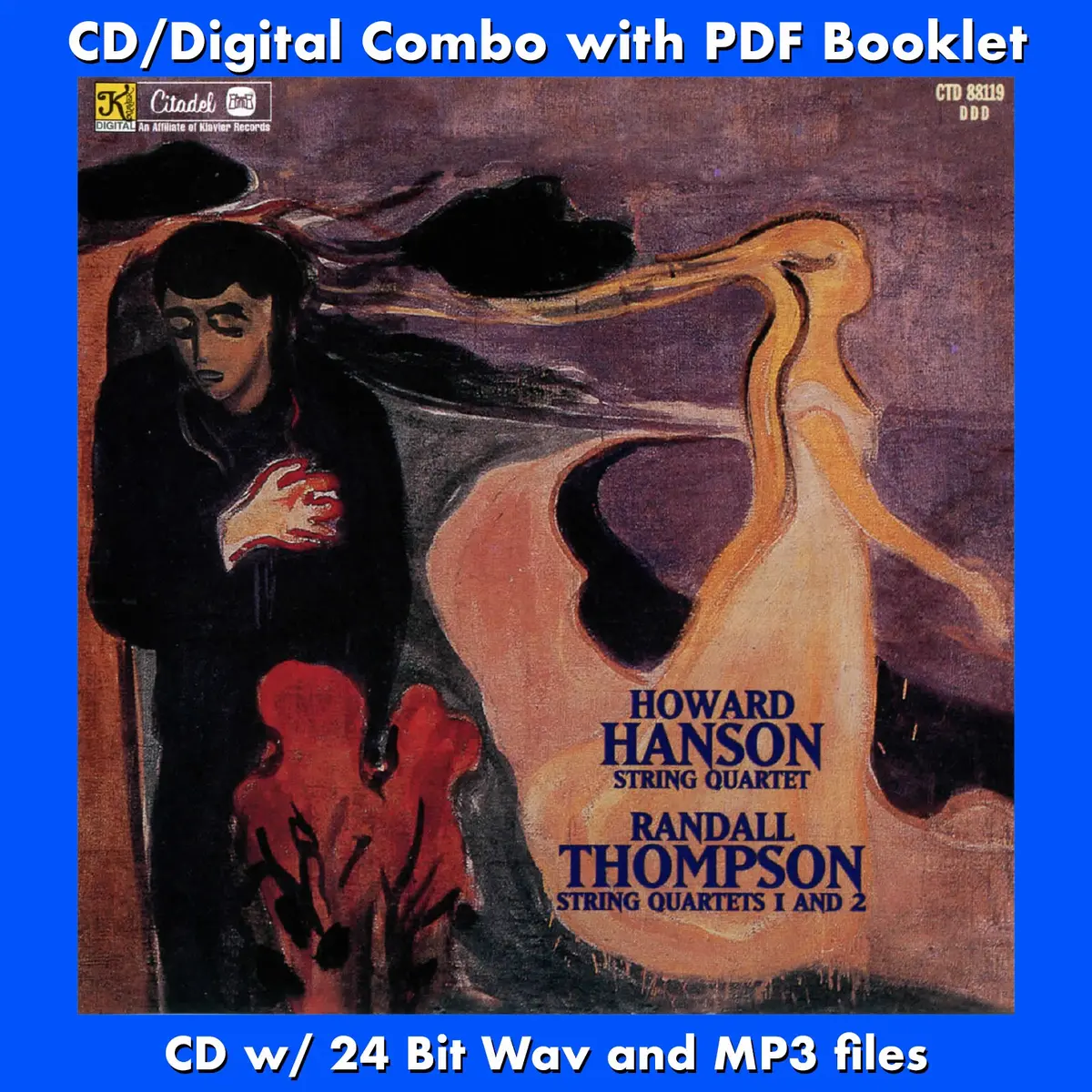 Howard Hanson: String Quartet / Randall Thompson: String Quartets 1 And 2 1